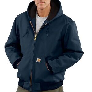 Carhartt Firm Duck Thermal Lined Active Jacket in Navy 🆕